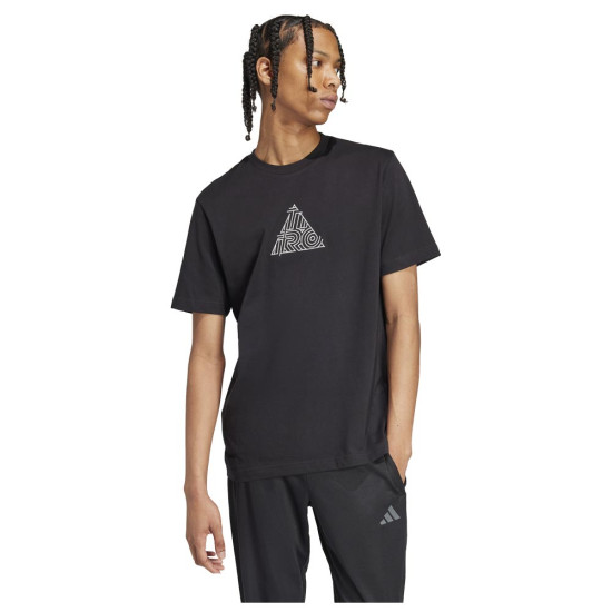 Adidas Ανδρική κοντομάνικη μπλούζα Tiro Metallic Tee Adidas Ανδρική κοντομάνικη μπλούζα Tiro Metallic Tee